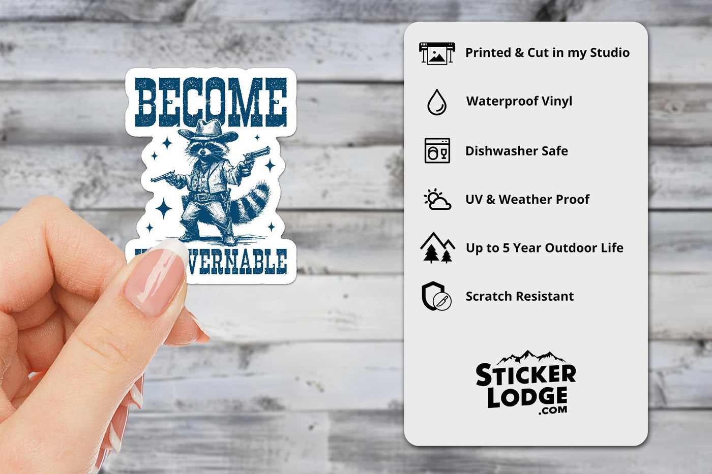 Become Ungovernable Vinyl Sticker