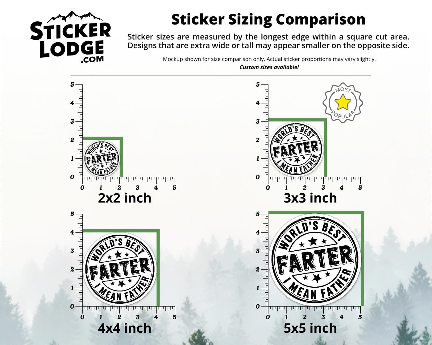 Worlds Best Farter I Mean Father Vinyl Sticker