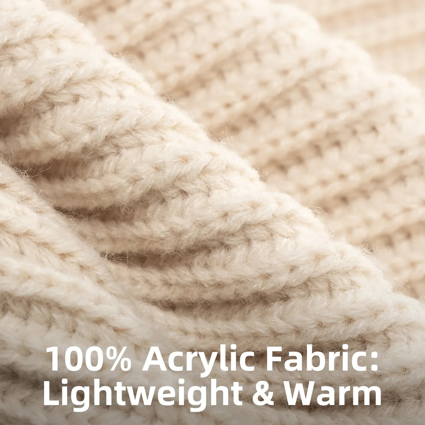 Warm Full-Ear Knitted Beanie