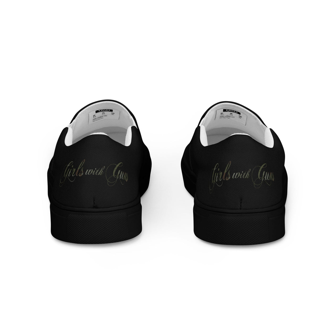 Buck Head Women's Black Canvas Slip-On Shoes