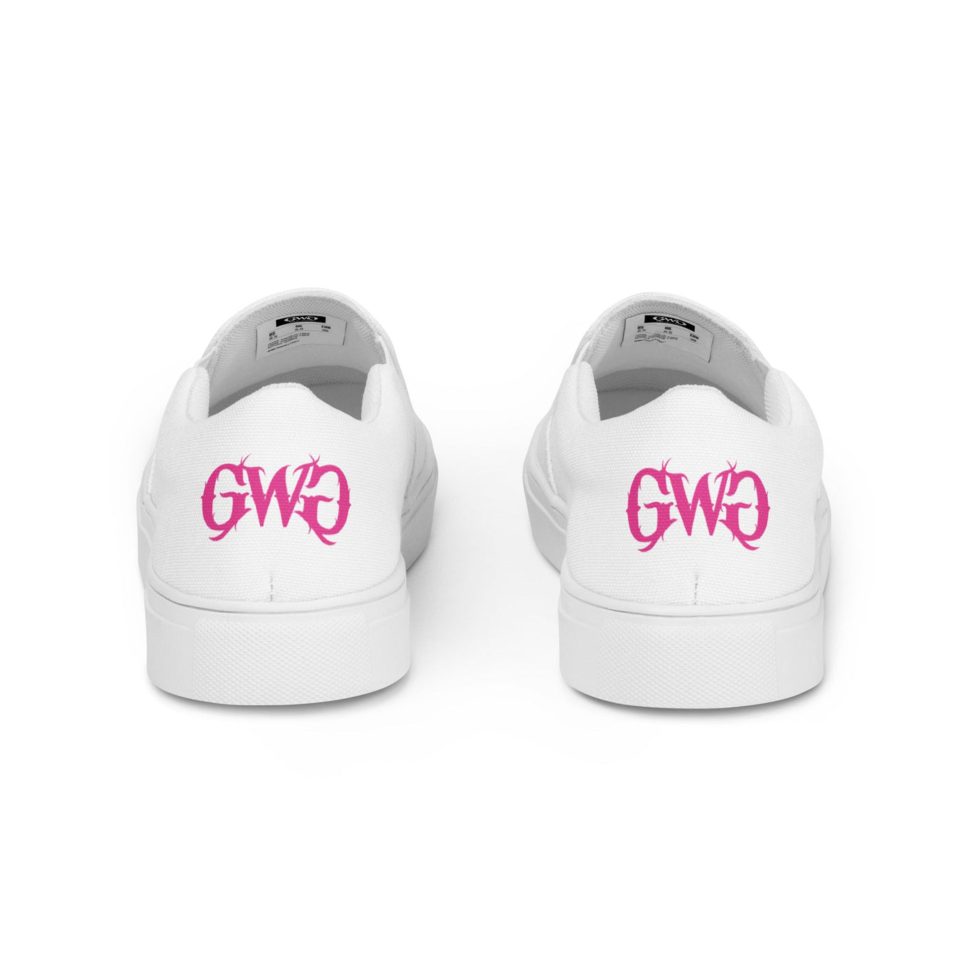 Buck Head Women’s White Canvas Slip-On Shoes
