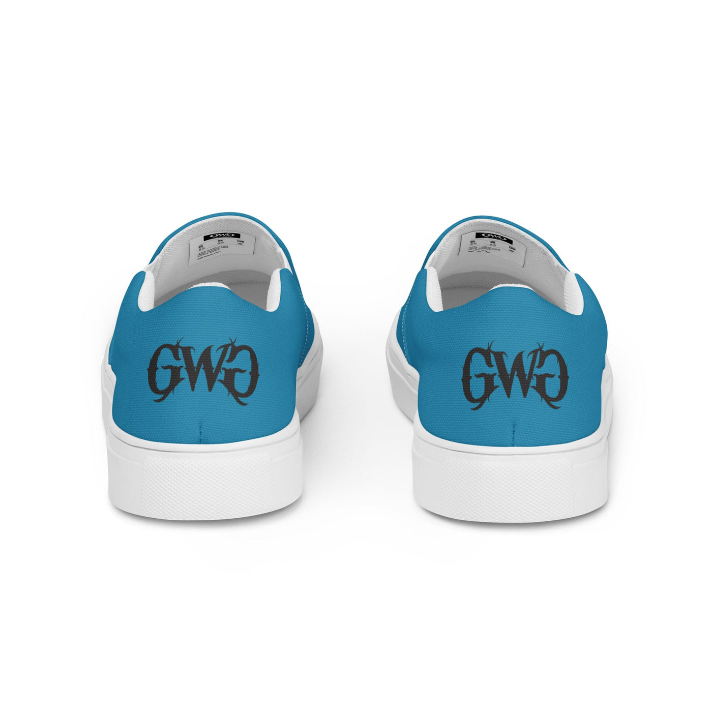 Pistol Trio Women's Deep Teal Canvas Slip-On Shoes